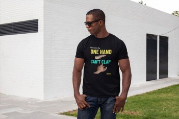 tshirt-male-one-hand-clap